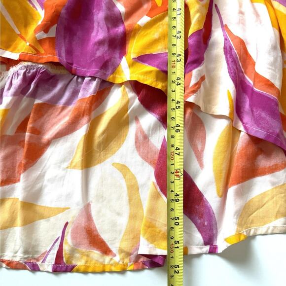 Anthropologie Abel the label ATL Swish Maxi High Low Dress Flutter Slv - Picture 4 of 13